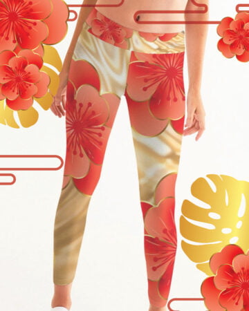 Chikako (I) Full Length Leggings - 1 - WOWKIREI.COM