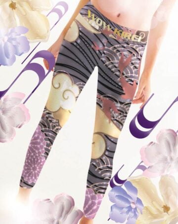 Tokyo (I) A Full Length Leggings - 1 - WOWKIREI.COM