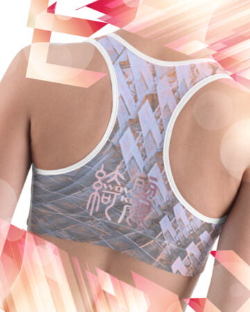 Rome (I) T-Racerback Bra - 4 - WOWKIREI.COM