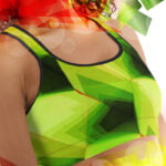 New Delhi (II) T-Racerback Bra - 3 - WOWKIREI.COM