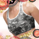 Amadeo as Mermaid (I) T-Racerback Bra - 2 - Silver - WOWKIREI.COM